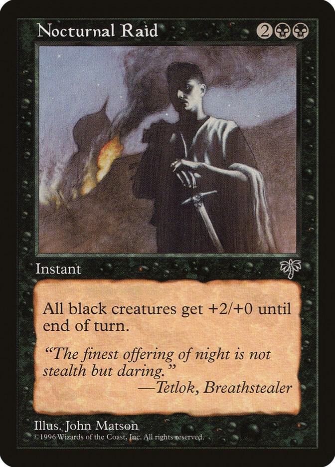 Nocturnal Raid card from Mirage
