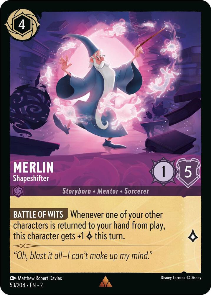 Merlin - Shapeshifter 53/204 card from Rise of the Floodborn