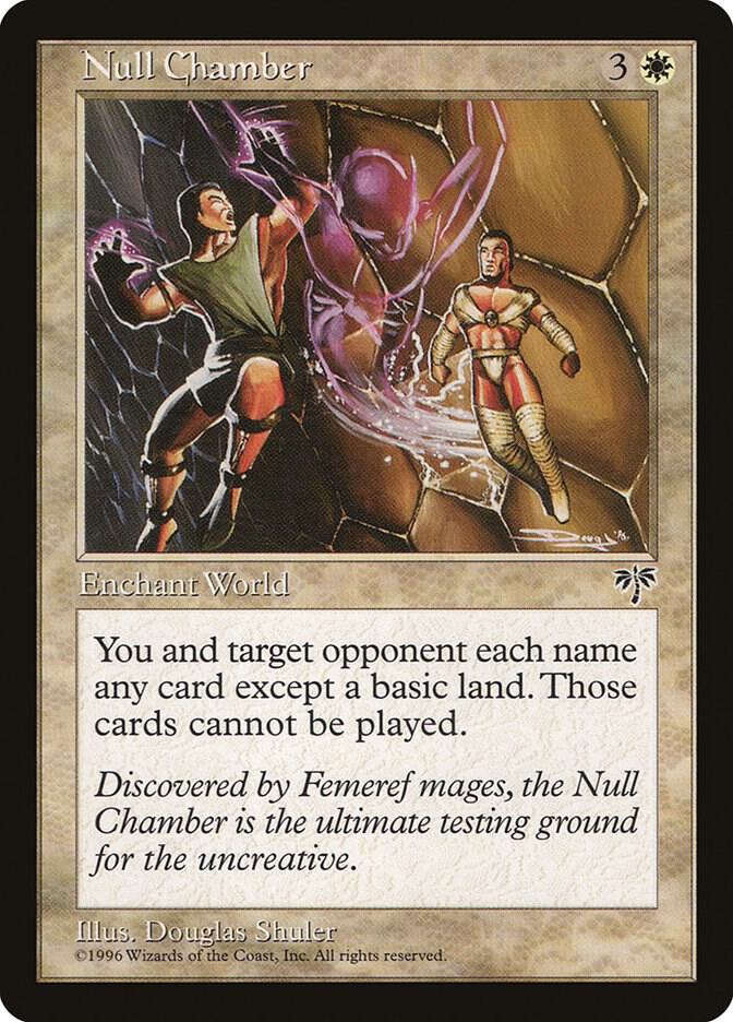 Null Chamber card from Mirage