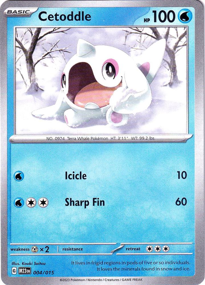 Cetoddle 004/015 card from McDonald's Promos 2023