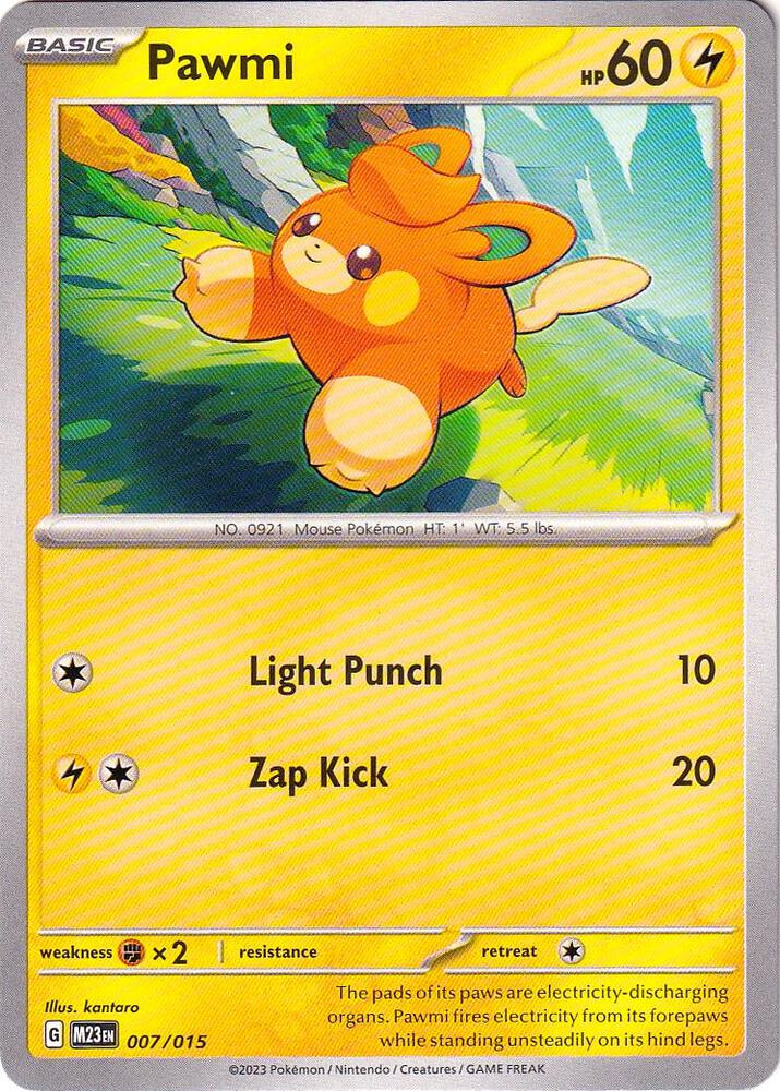 Pawmi 007/015 card from McDonald's Promos 2023