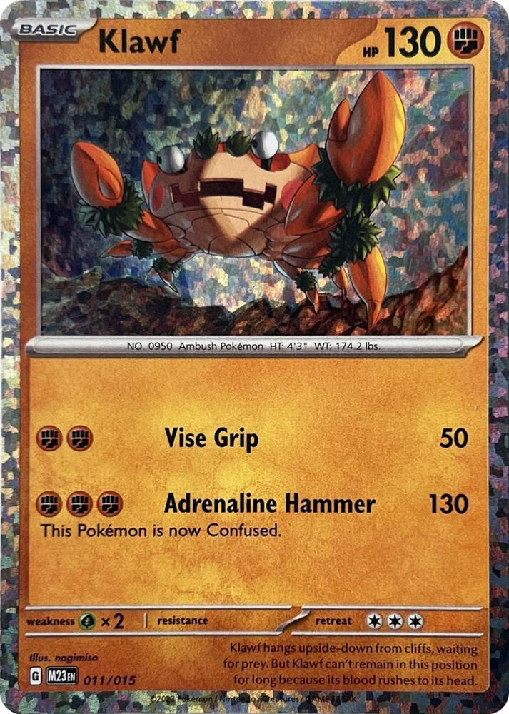 Klawf 011/015 card from McDonald's Promos 2023