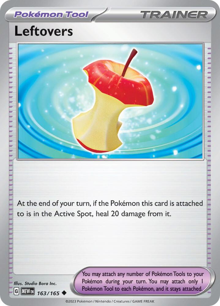Leftovers 163/165 card from SV: Scarlet & Violet 151