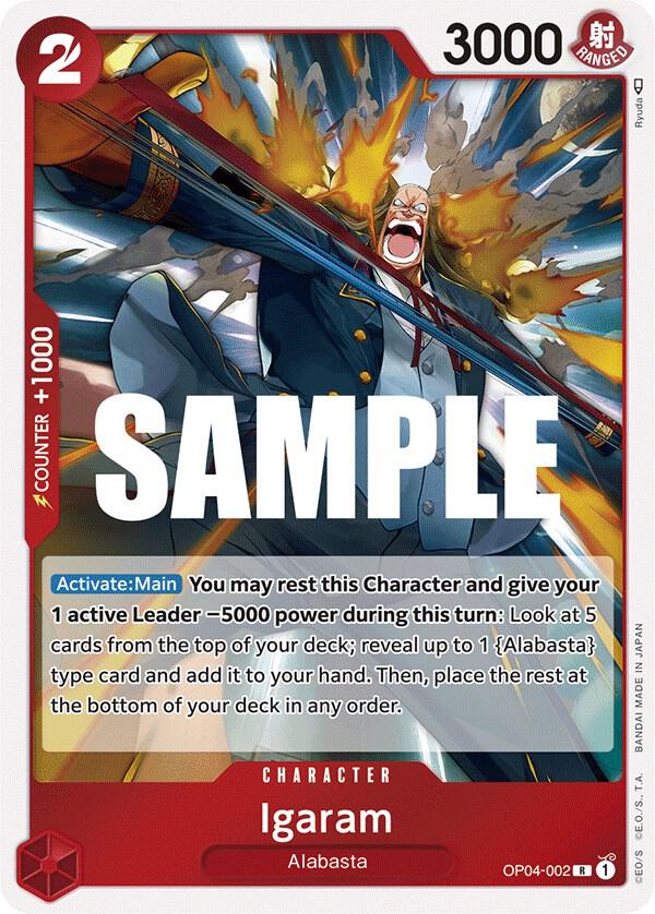 Igaram OP04-002 card from Kingdoms of Intrigue