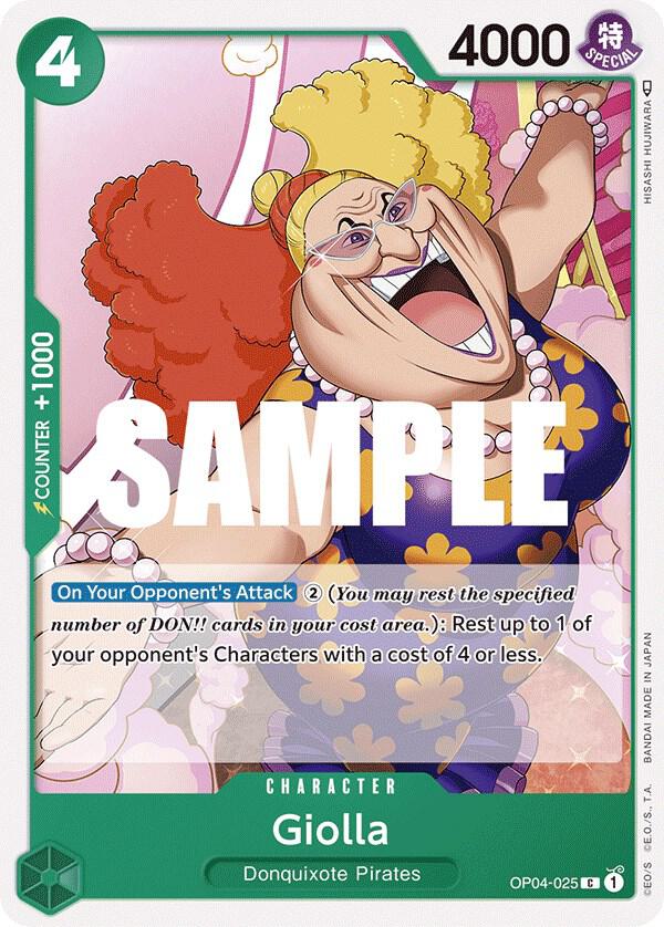 Giolla OP04-025 card from Kingdoms of Intrigue