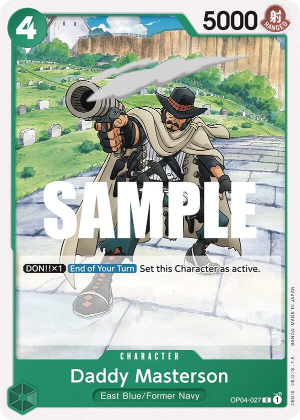 Daddy Masterson OP04-027 card from Kingdoms of Intrigue