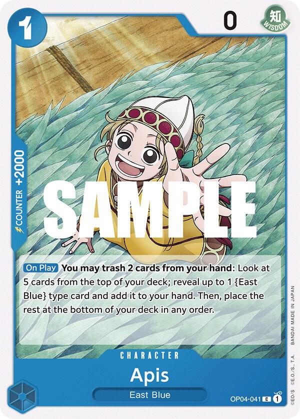 Apis OP04-041 card from Kingdoms of Intrigue