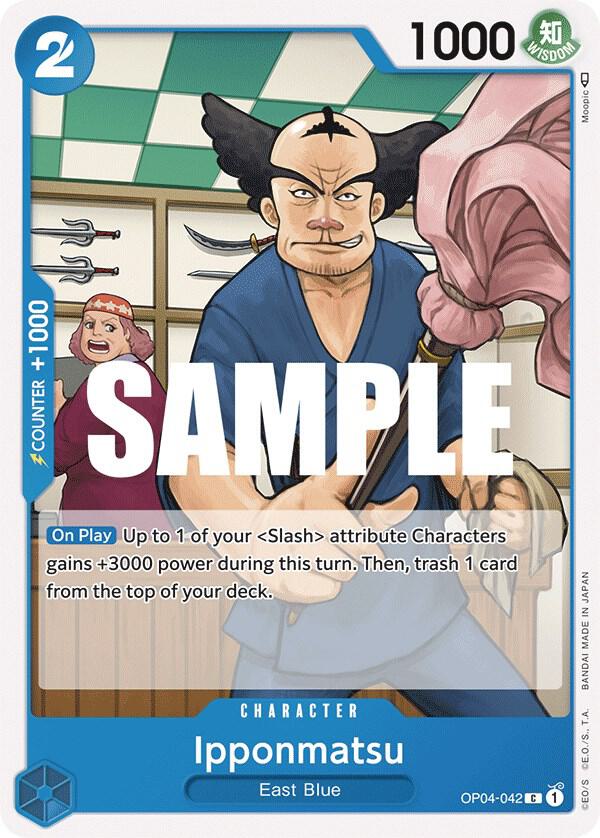 Ipponmatsu OP04-042 card from Kingdoms of Intrigue