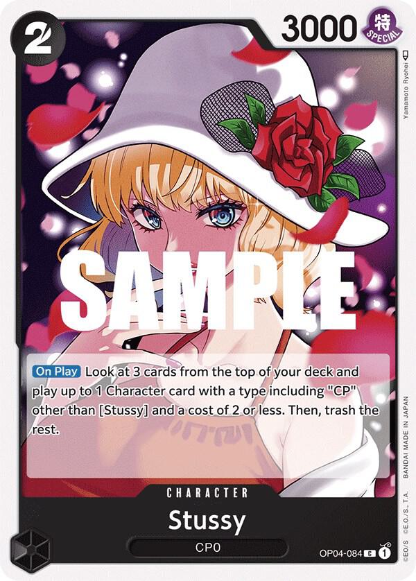 Stussy OP04-084 card from Kingdoms of Intrigue