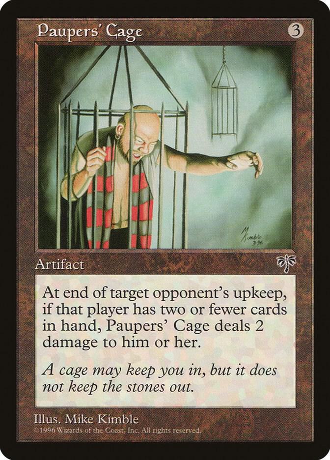 Paupers' Cage card from Mirage