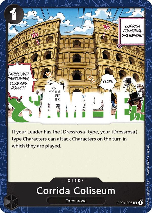 Corrida Coliseum OP04-096 card from Kingdoms of Intrigue