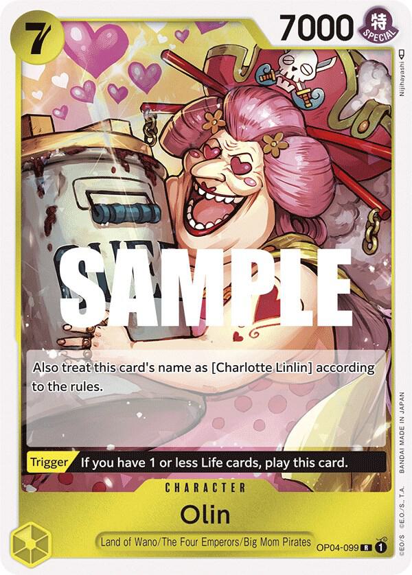 Olin OP04-099 card from Kingdoms of Intrigue