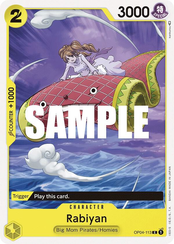 Rabiyan OP04-113 card from Kingdoms of Intrigue