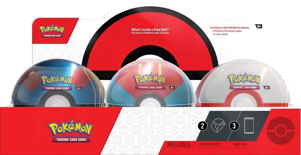 Poke Ball Tin Display (Q3 2023) card from Miscellaneous Cards & Products