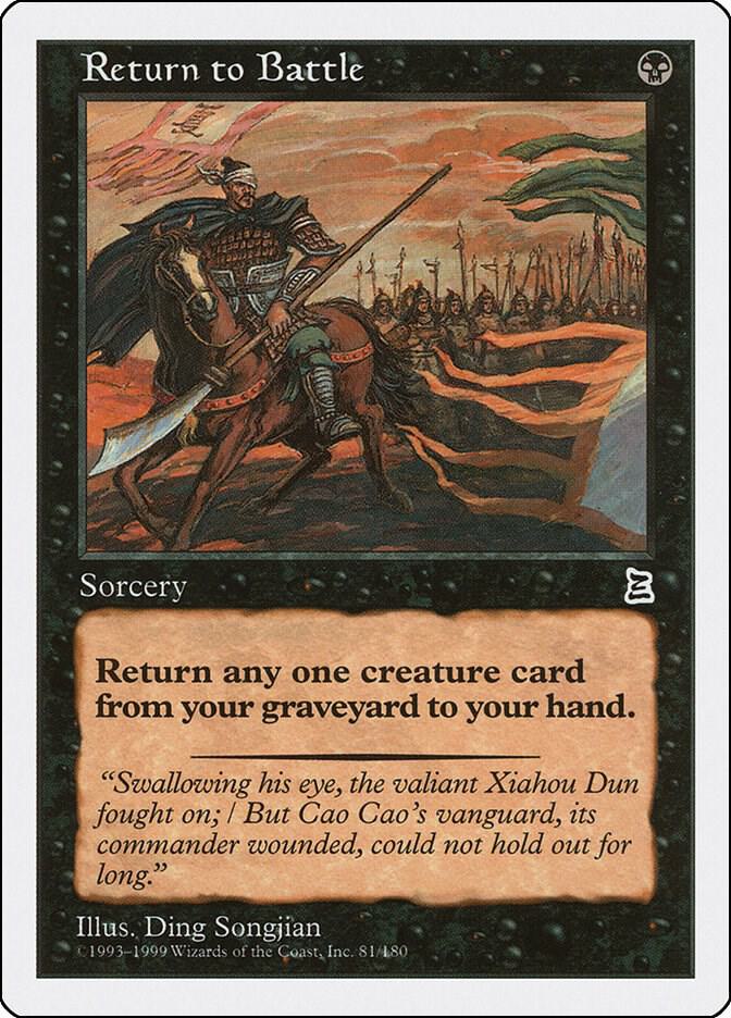 Return to Battle 81 card from Portal Three Kingdoms