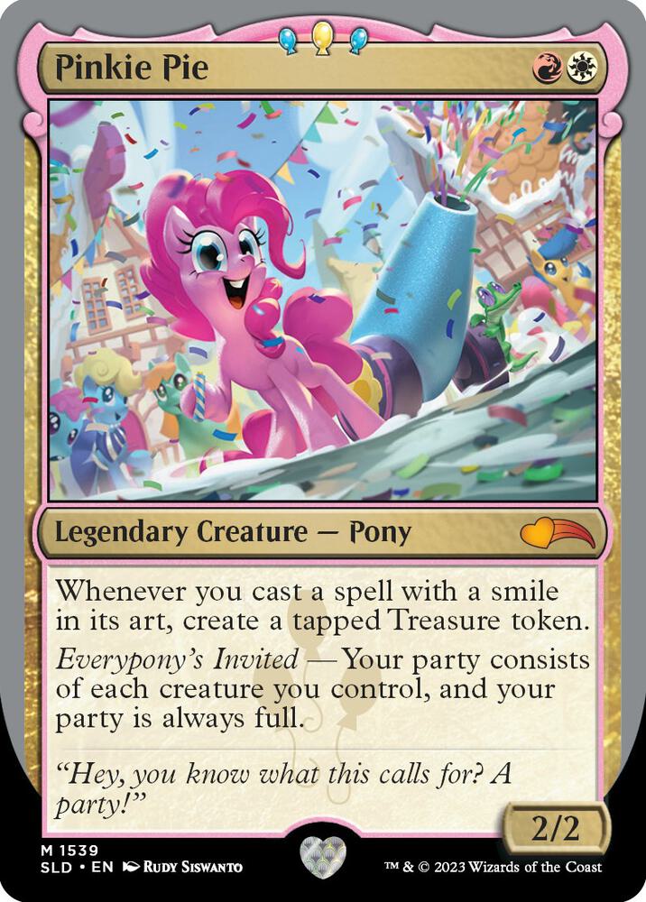Pinkie Pie 1539 card from Secret Lair Drop Series