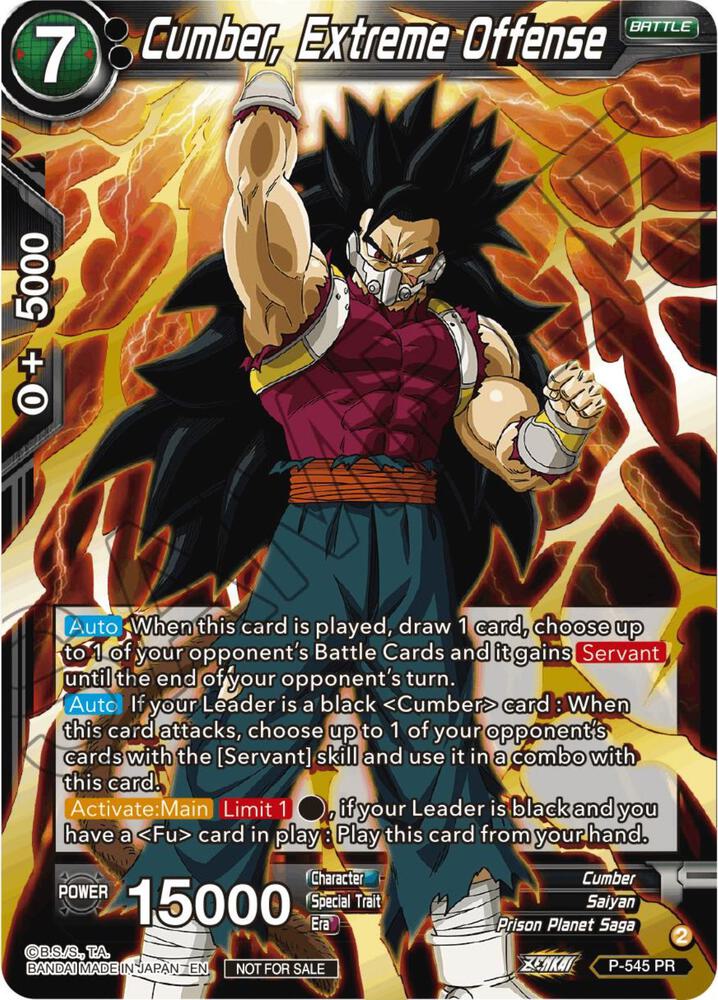 Cumber, Extreme Offense (Championship Selection Pack 2023 Vol.3) P-545 card from Tournament Promotion Cards