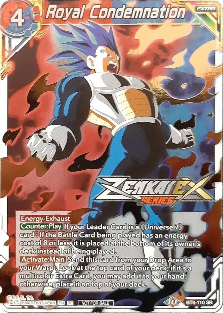 Royal Condemnation (Event Pack 13) BT9-110 card from Tournament Promotion Cards