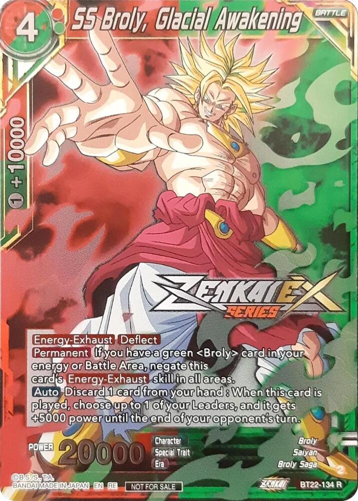 SS Broly, Glacial Awakening (Event Pack 13) BT22-134 card from Tournament Promotion Cards