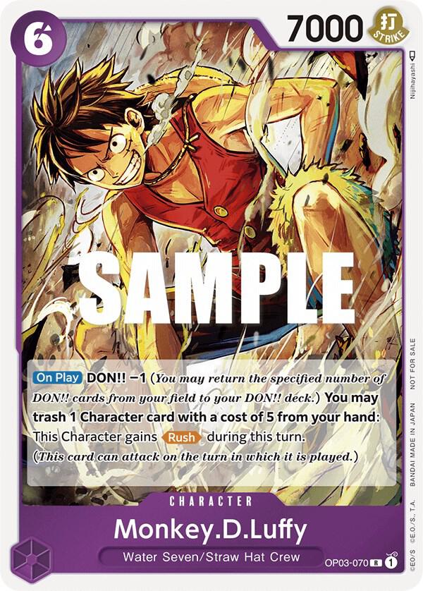 Monkey.D.Luffy (Dash Pack) OP03-070 card from Kingdoms of Intrigue