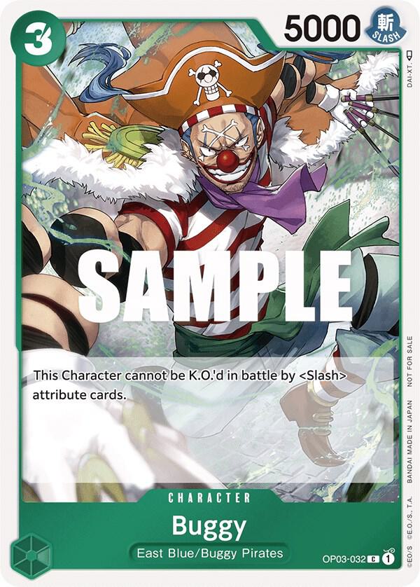 Buggy (Dash Pack) OP03-032 card from Kingdoms of Intrigue