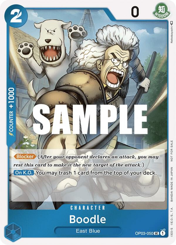 Boodle (Dash Pack) OP03-050 card from Kingdoms of Intrigue