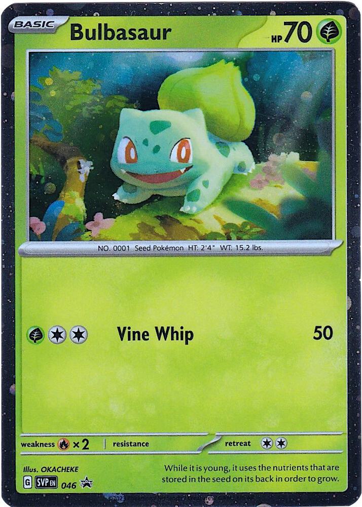 Bulbasaur (Cosmos Holo) 046 card from SV: Scarlet & Violet Promo Cards