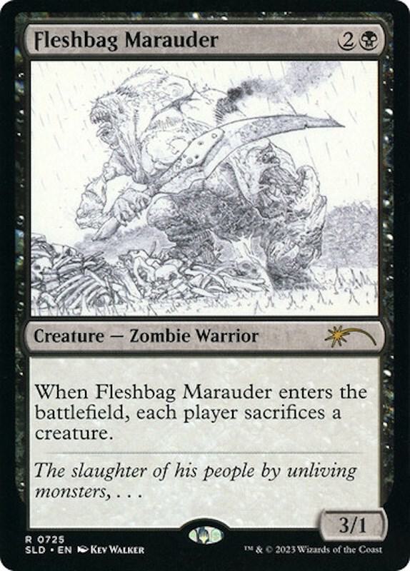Fleshbag Marauder (Sketch Showcase) 725 card from Secret Lair Drop Series