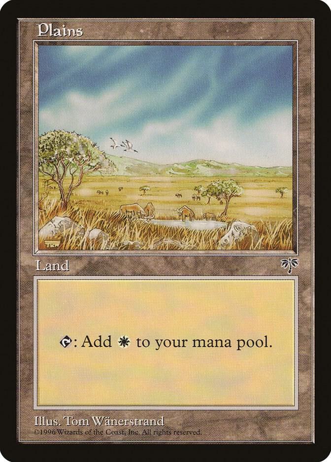 Plains (Watering Hole) card from Mirage