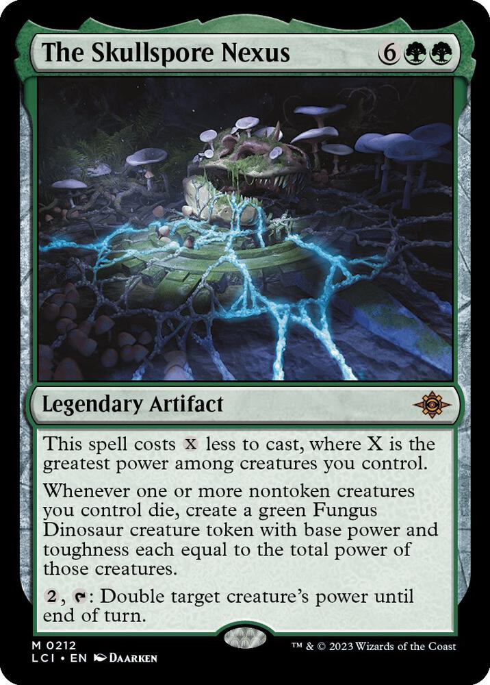 The Skullspore Nexus 212 card from The Lost Caverns of Ixalan