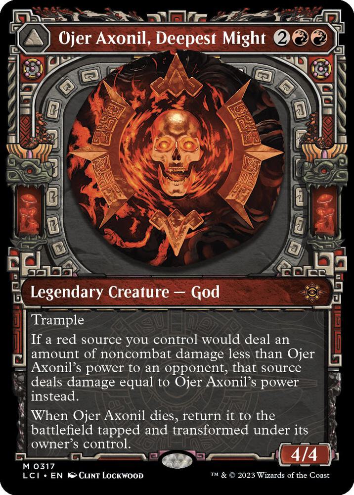 Ojer Axonil, Deepest Might (Showcase) 317 card from The Lost Caverns of Ixalan