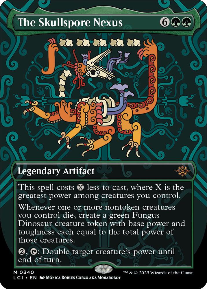 The Skullspore Nexus (Borderless) 340 card from The Lost Caverns of Ixalan