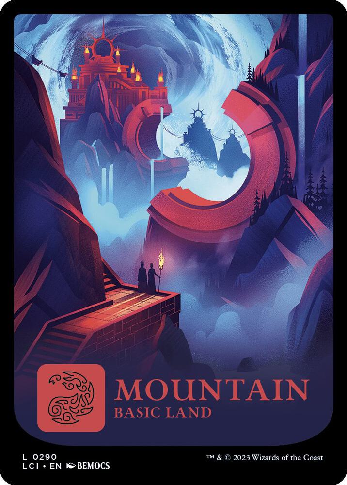 Mountain 290 card from The Lost Caverns of Ixalan