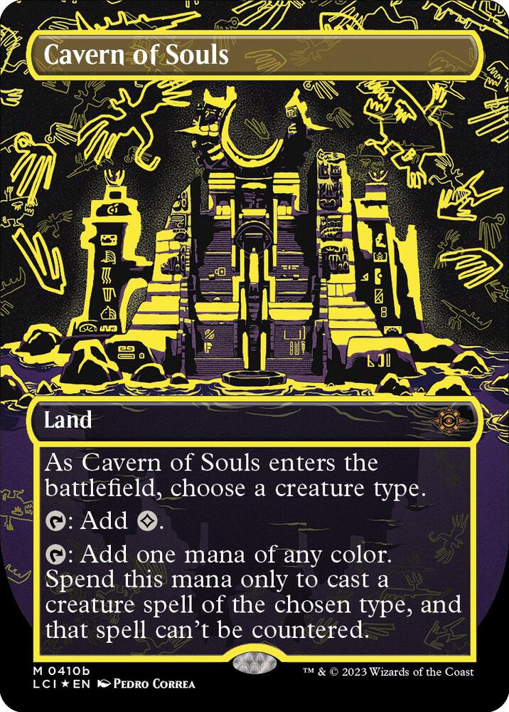 Cavern of Souls (Neon Yellow) 410b card from WPN & Gateway Promos