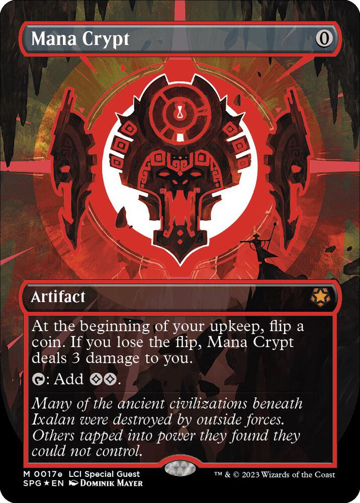 Mana Crypt (0017e) (Borderless) 17e card from Special Guests