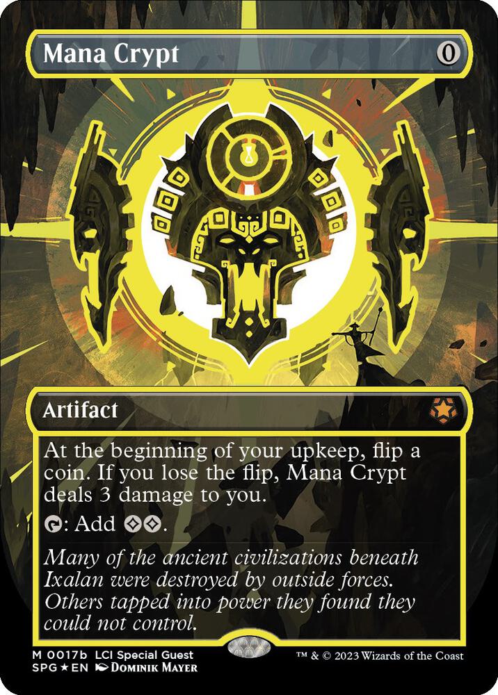 Mana Crypt (0017b) (Borderless) 17b card from Special Guests