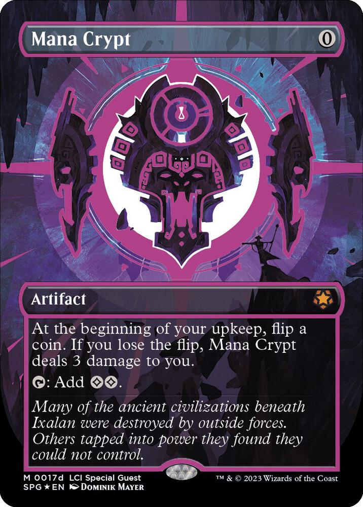 Mana Crypt (0017d) (Borderless) 17d card from Special Guests