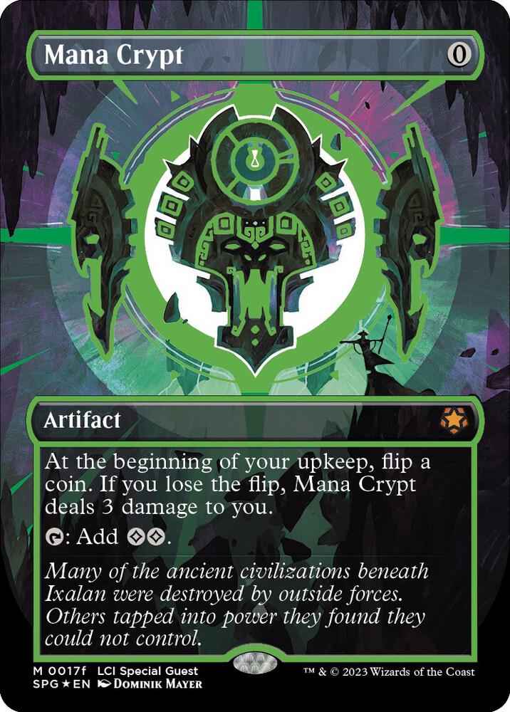 Mana Crypt (0017f) (Borderless) 17f card from Special Guests