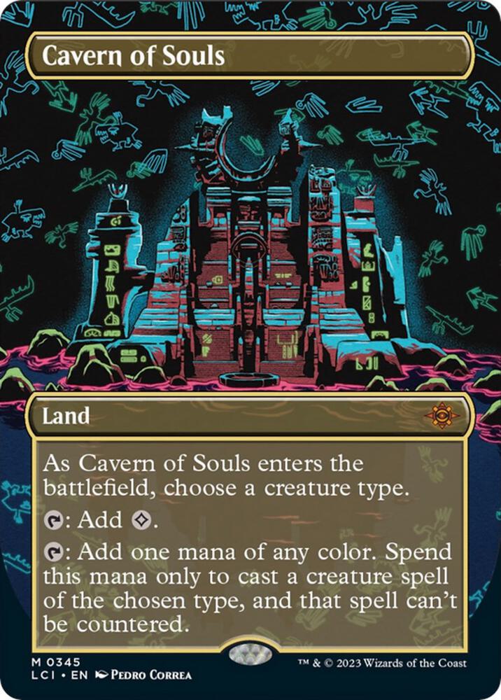 Cavern of Souls (Borderless) 345 card from The Lost Caverns of Ixalan