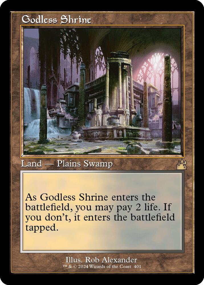 Godless Shrine (Retro Frame) 401 card from Ravnica Remastered