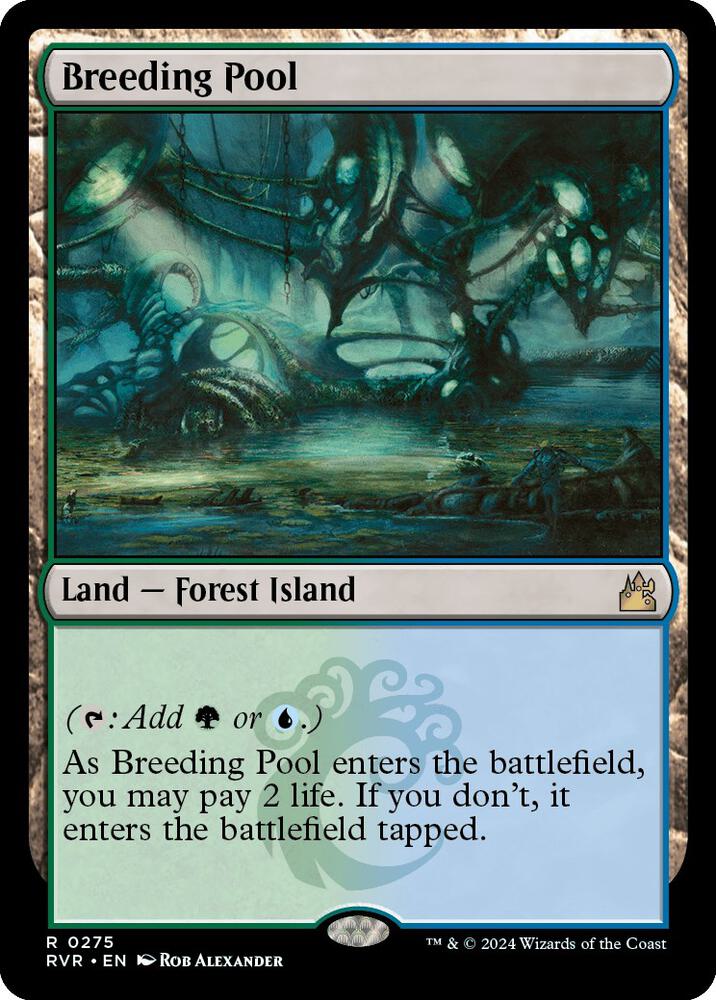 Breeding Pool 275 card from Ravnica Remastered