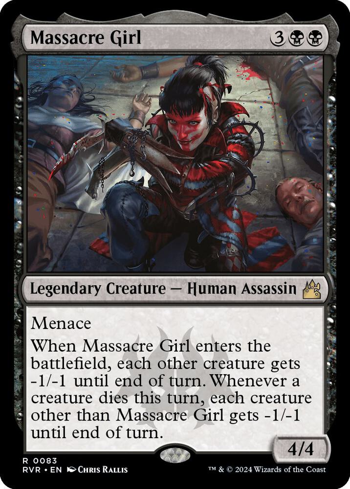Massacre Girl 83 card from Ravnica Remastered