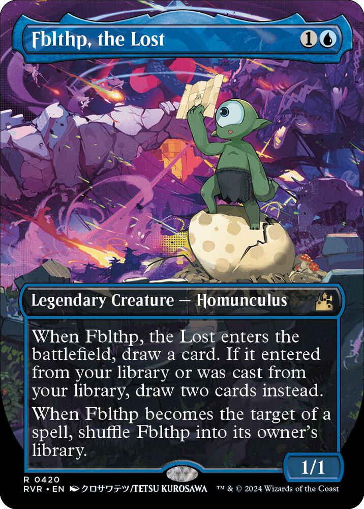 Fblthp, the Lost (Anime Borderless) 420 card from Ravnica Remastered