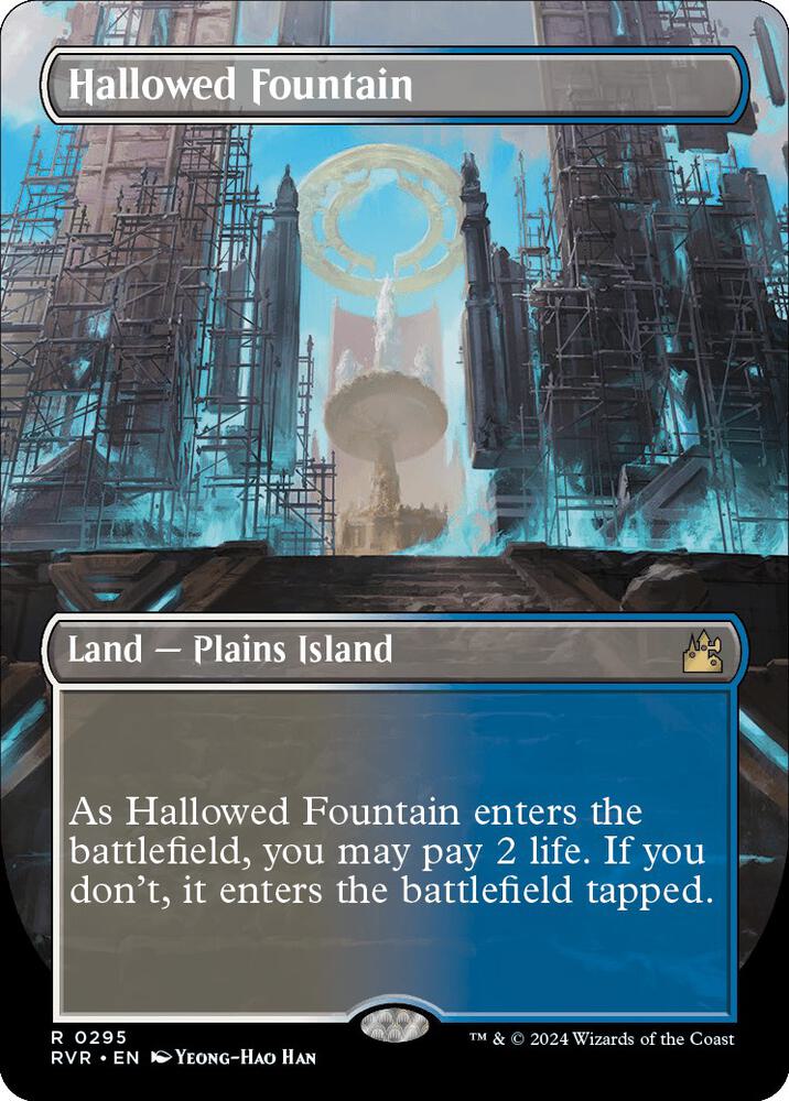 Hallowed Fountain (Borderless) 295 card from Ravnica Remastered