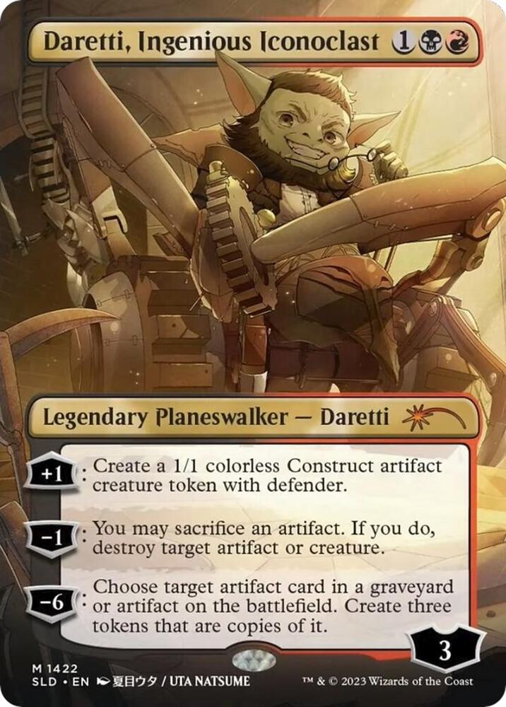 Daretti, Ingenious Iconoclast 1422 card from Secret Lair Drop Series