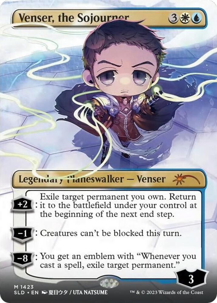 Venser, the Sojourner 1423 card from Secret Lair Drop Series