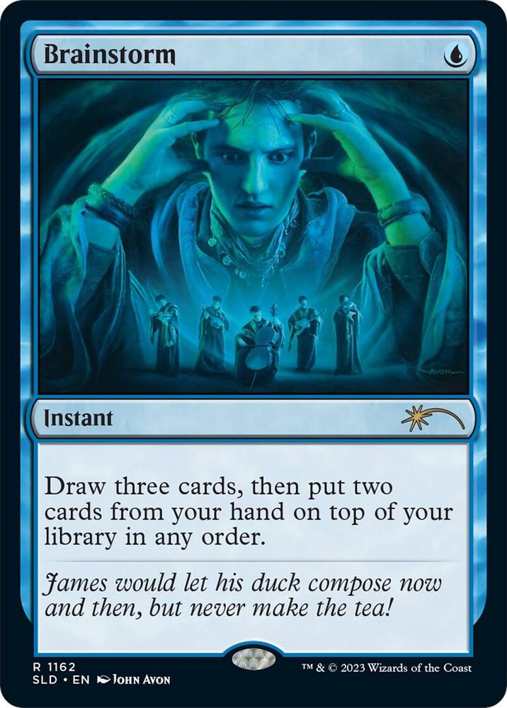 Brainstorm 1162 card from Secret Lair Drop Series