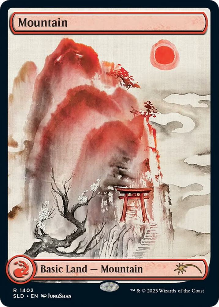 Mountain 1402 card from Secret Lair Drop Series