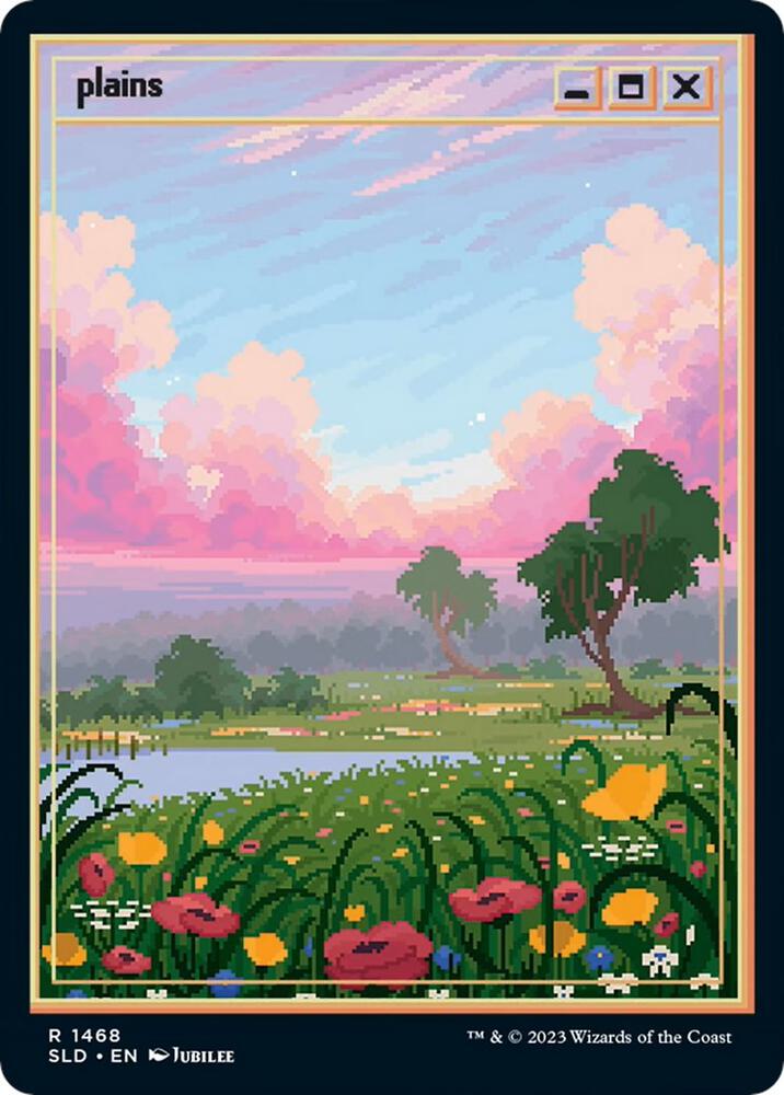Plains 1468 card from Secret Lair Drop Series