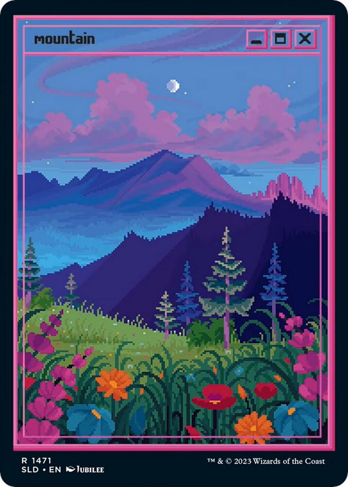 Mountain 1471 card from Secret Lair Drop Series